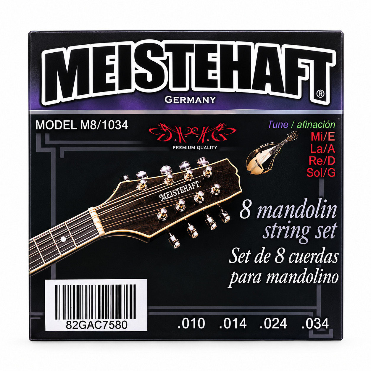 Set de 8 cuerdas mandolina M8/103 Meistehaft — foto 3