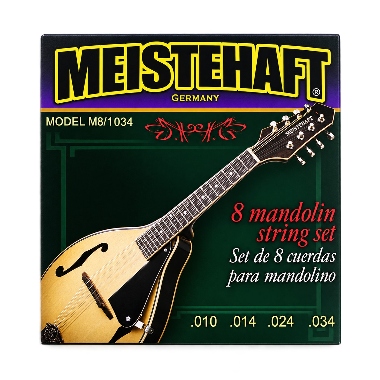 Set de 8 cuerdas mandolina M8/103 Meistehaft